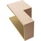 Ekena Millwork 12"W x 12"D x 24"H Wide Chapel Hill Rough Cedar Woodgrain TimberThane Corbel, Primed Tan CORUR12X12X24CHPRCPR - alternate 3